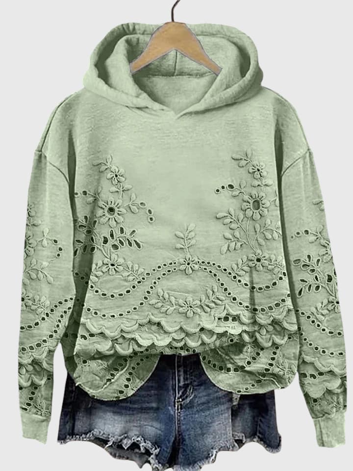 Lace-Detail Sweater by Sofie