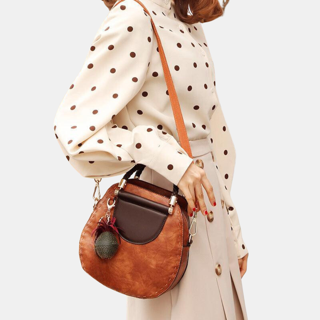 Peyton Sleek Leather Crossbody Bag