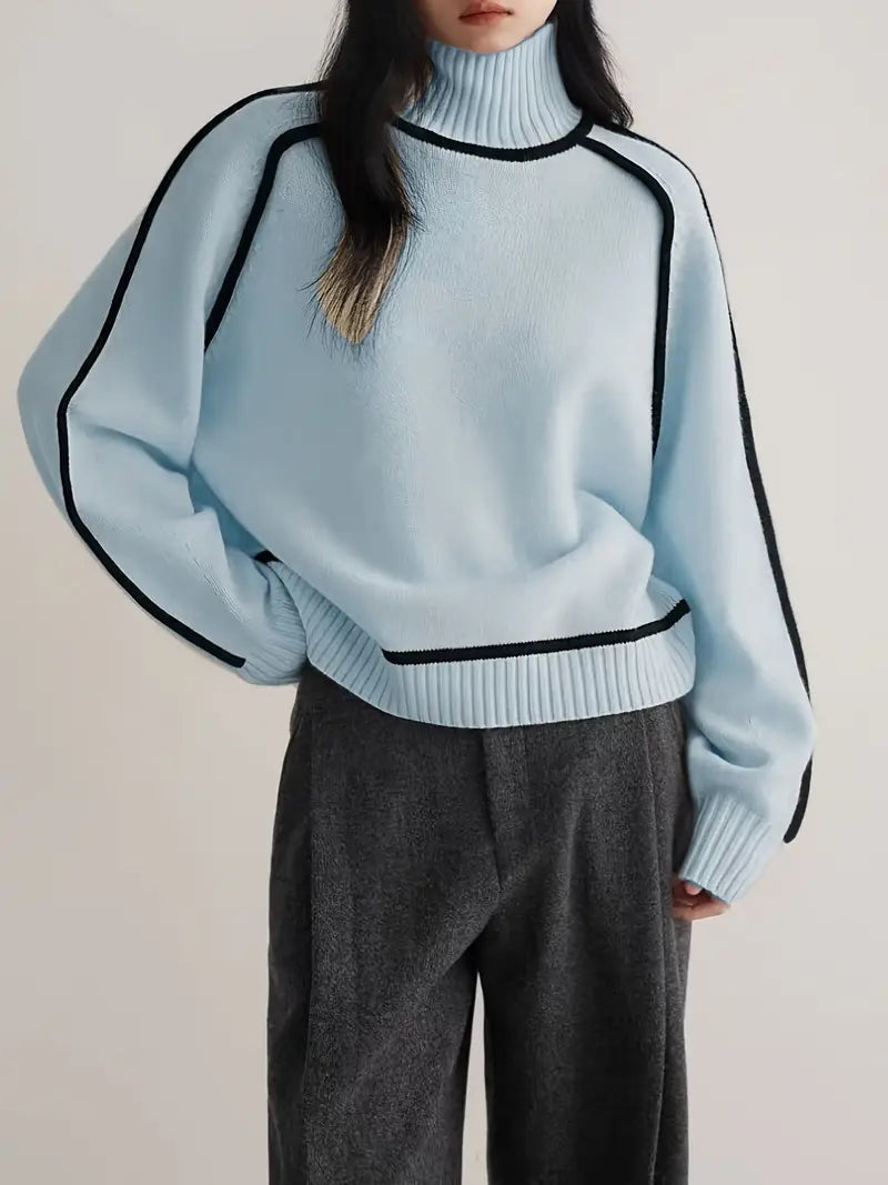 Donna Elegant Turtleneck Sweater