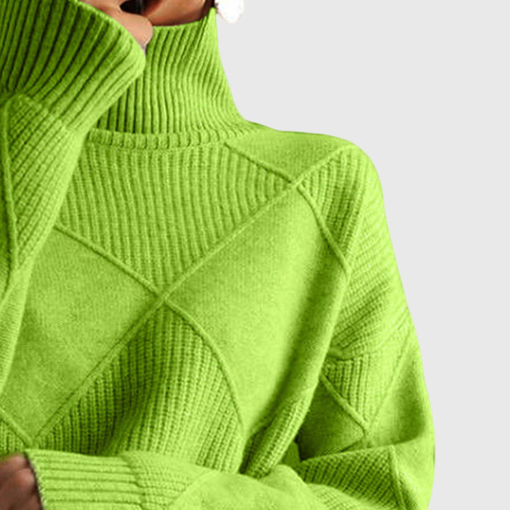 Angela™ - Cozy Turtleneck Knit