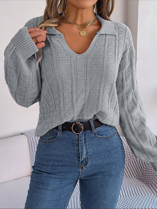 Carlee Vibrant Knit Pullover Sweater
