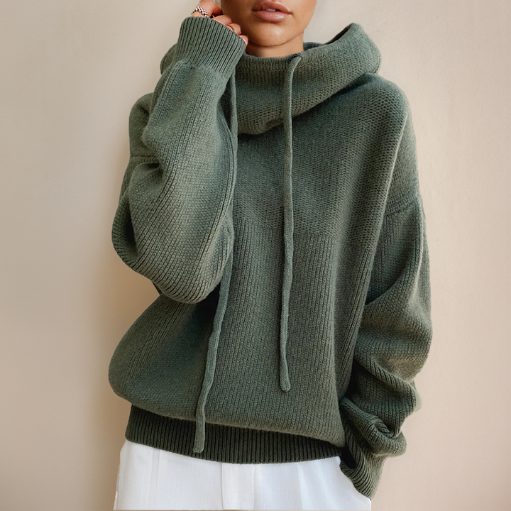 Eva Drawstring Knit Sweater