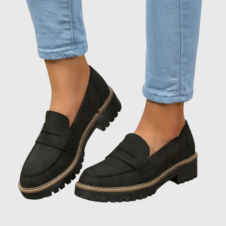 Melania Classic Suede Loafers