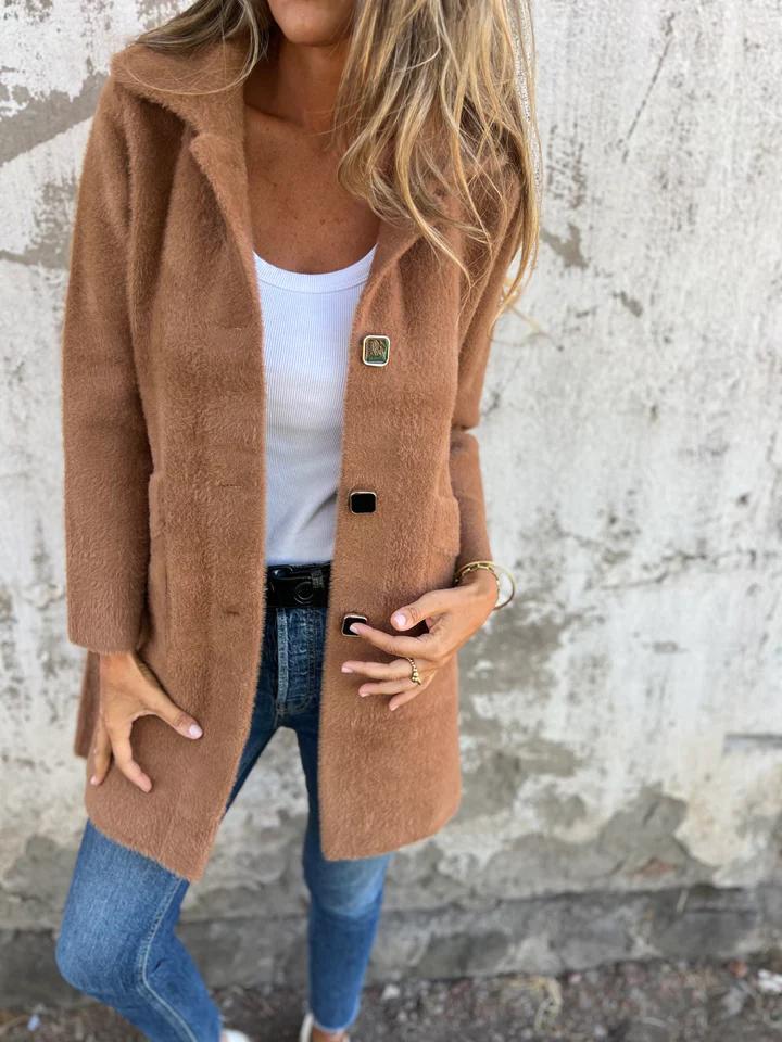 ISABELA | ELEGANT SINGLE-BREASTED COAT