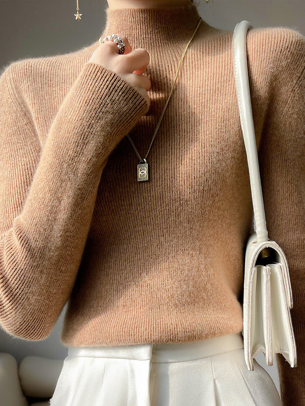 Adriana Soft-Knit Turtleneck Sweater