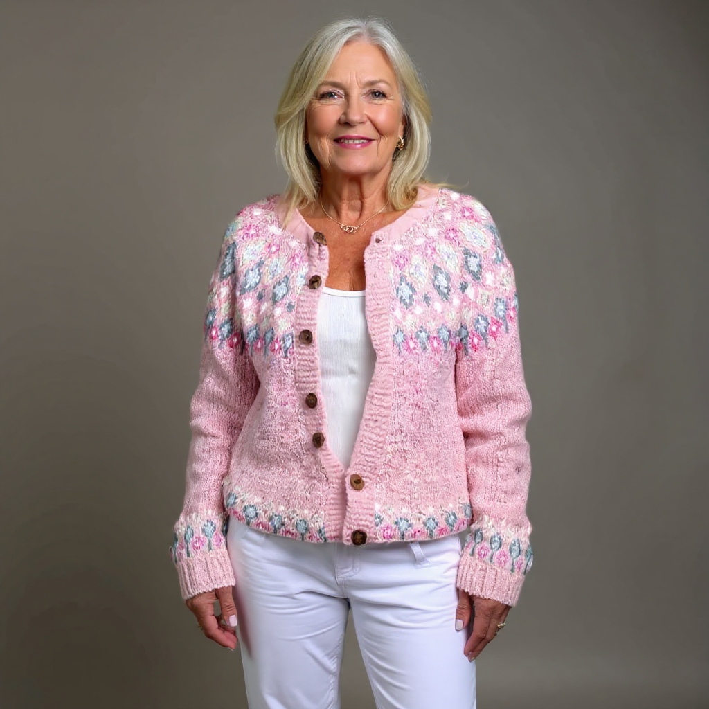 Pink Cozy Cardigan by Hazel