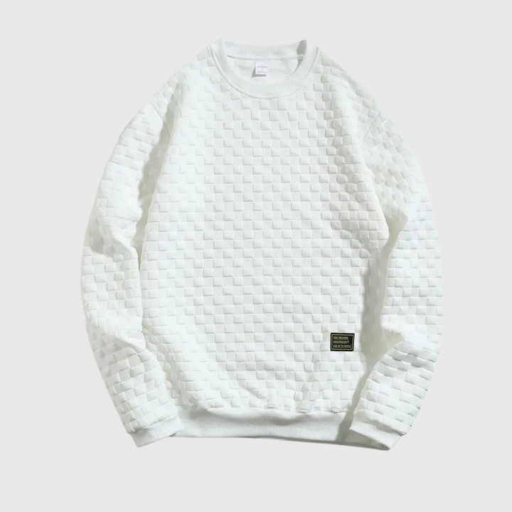 Benjamin Casual Checkered Sweatshirt