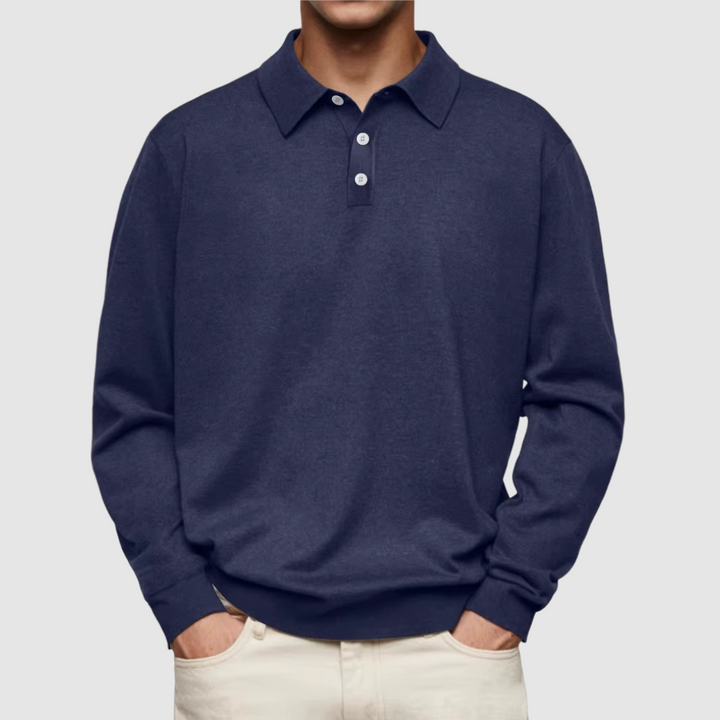 Landry Long-Sleeve Polo Shirt