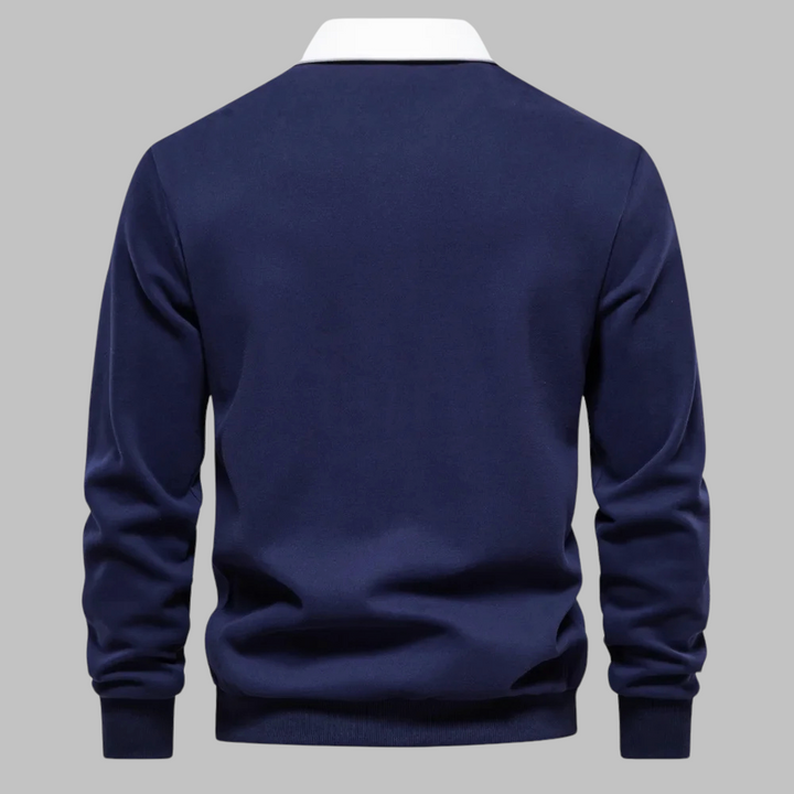 Éliane Elegant & Comfortable Polo Sweater