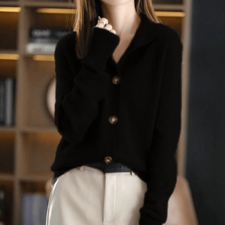 Anny Cashmere Knit Cardigan