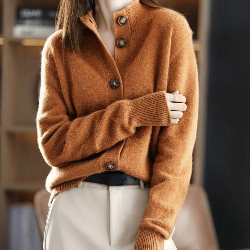 Anny Cashmere Knit Cardigan