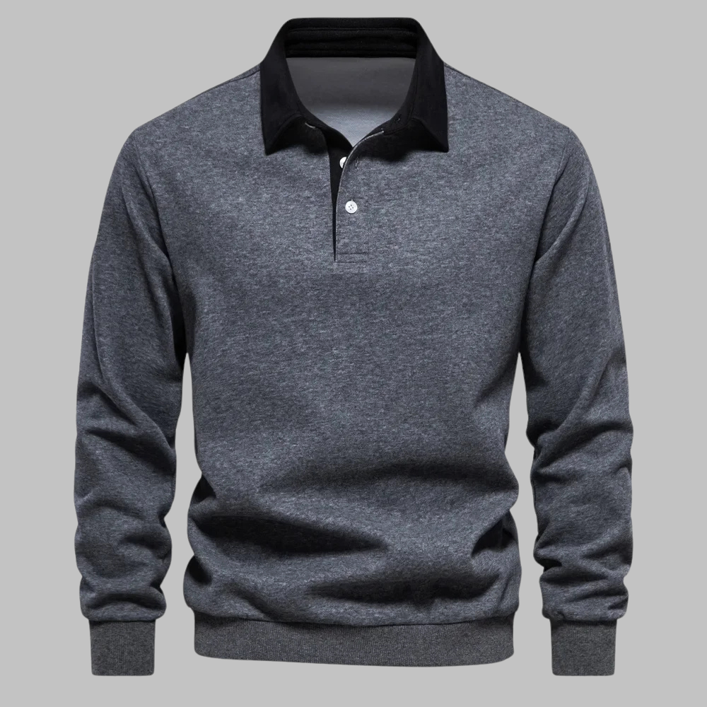 Éliane Elegant & Comfortable Polo Sweater