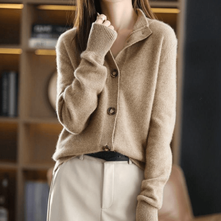 Anny Cashmere Knit Cardigan