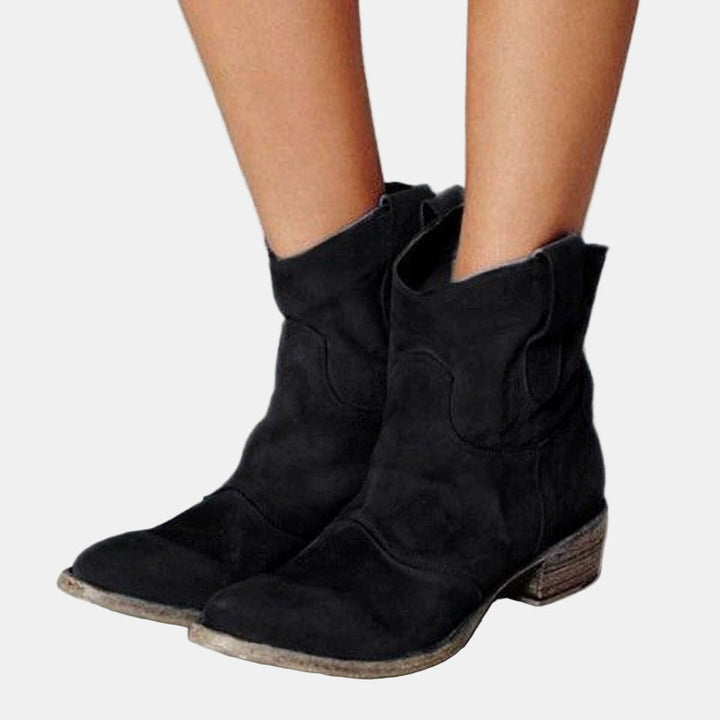 Noelle Suede Ridge Western Boots
