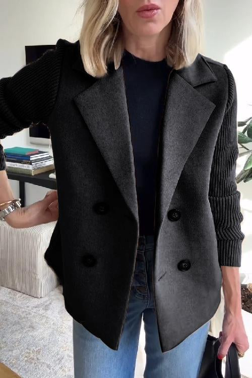 Alesia Casual Button-Front Blazer