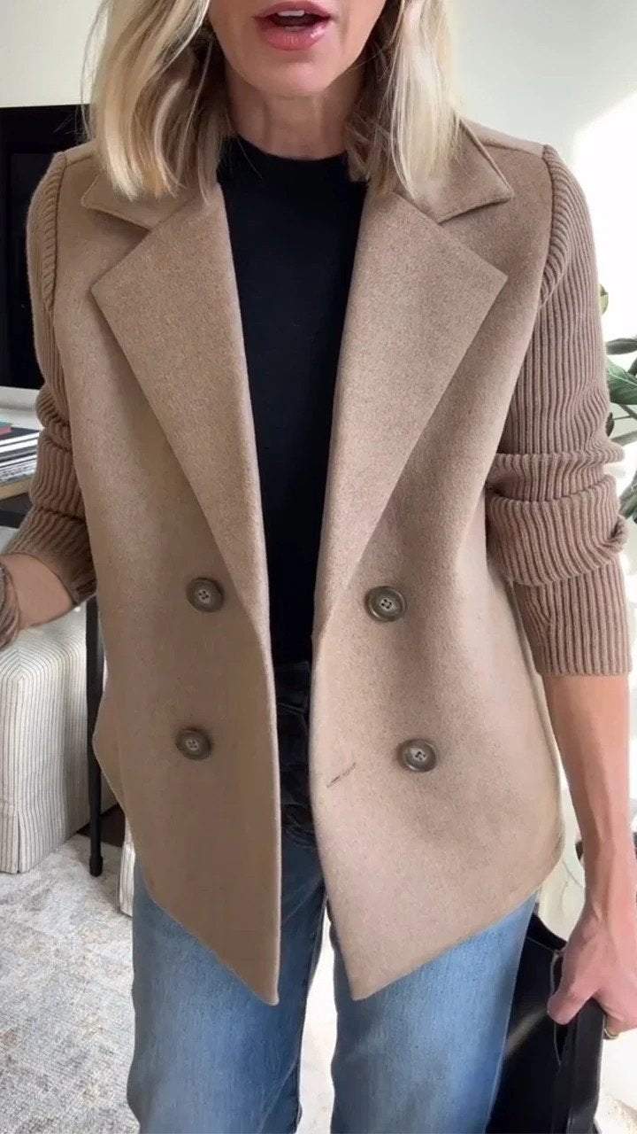 Alesia Casual Button-Front Blazer