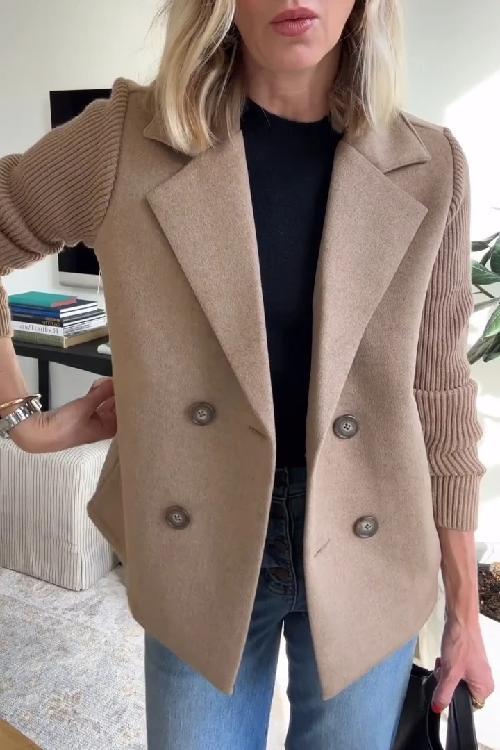 Alesia Casual Button-Front Blazer