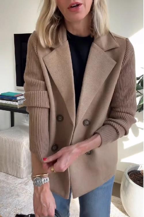 Alesia Casual Button-Front Blazer