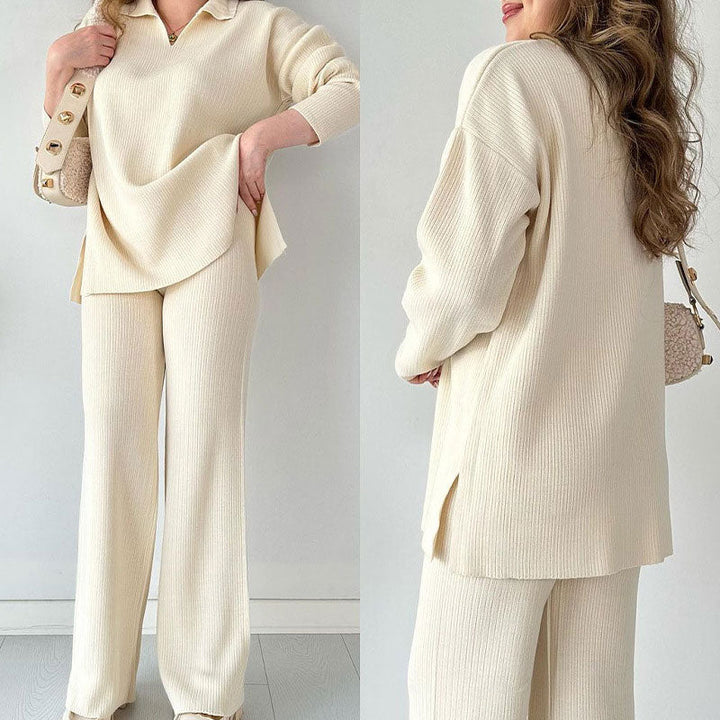 Erin V-Neck Casual Matching Set
