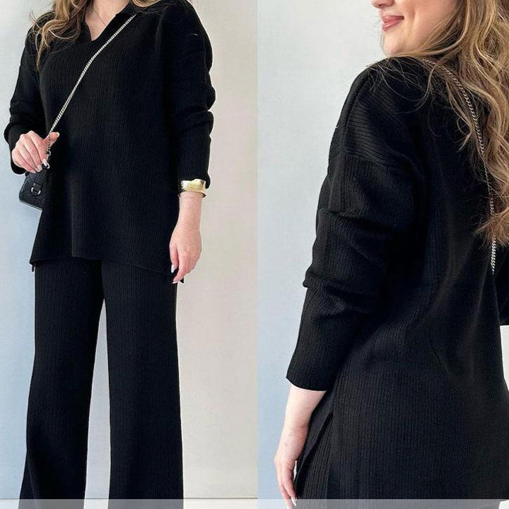 Erin V-Neck Casual Matching Set