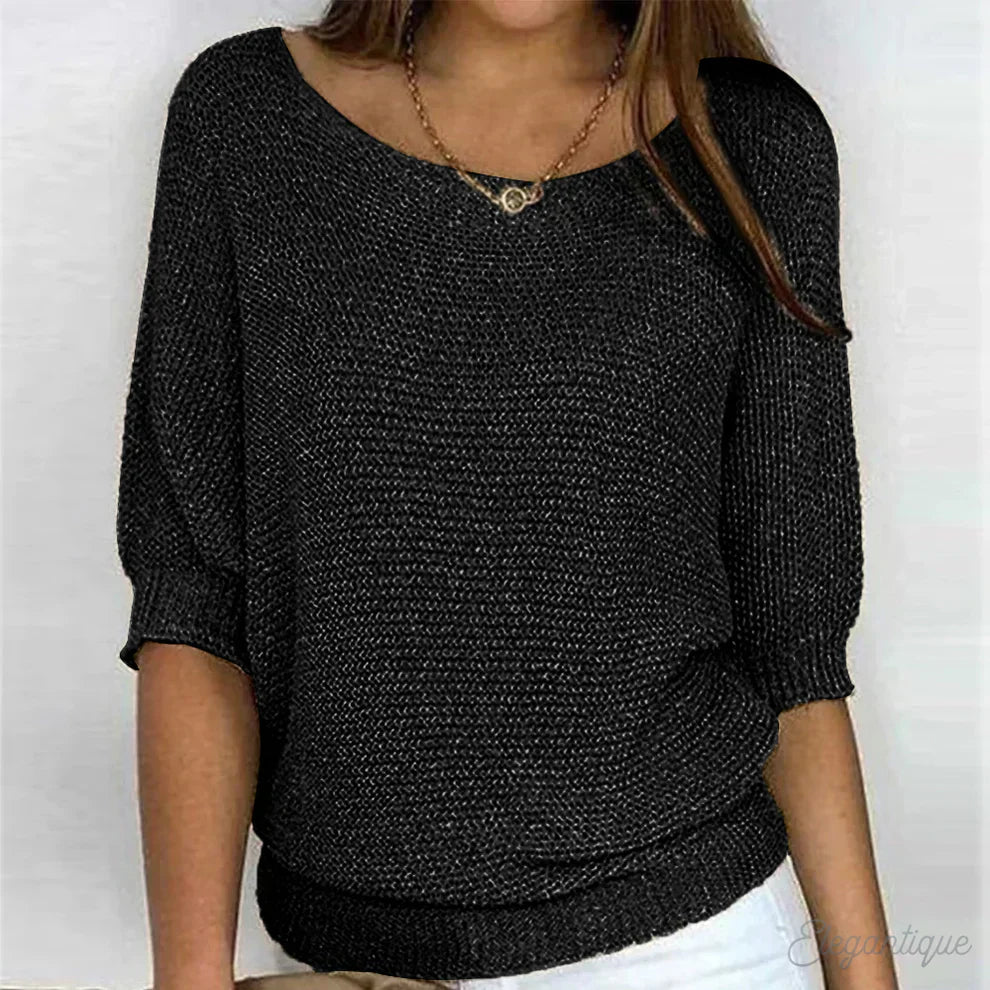 Luigia Elegant Knit Pullover