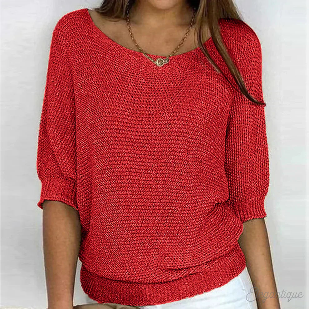 Luigia Elegant Knit Pullover